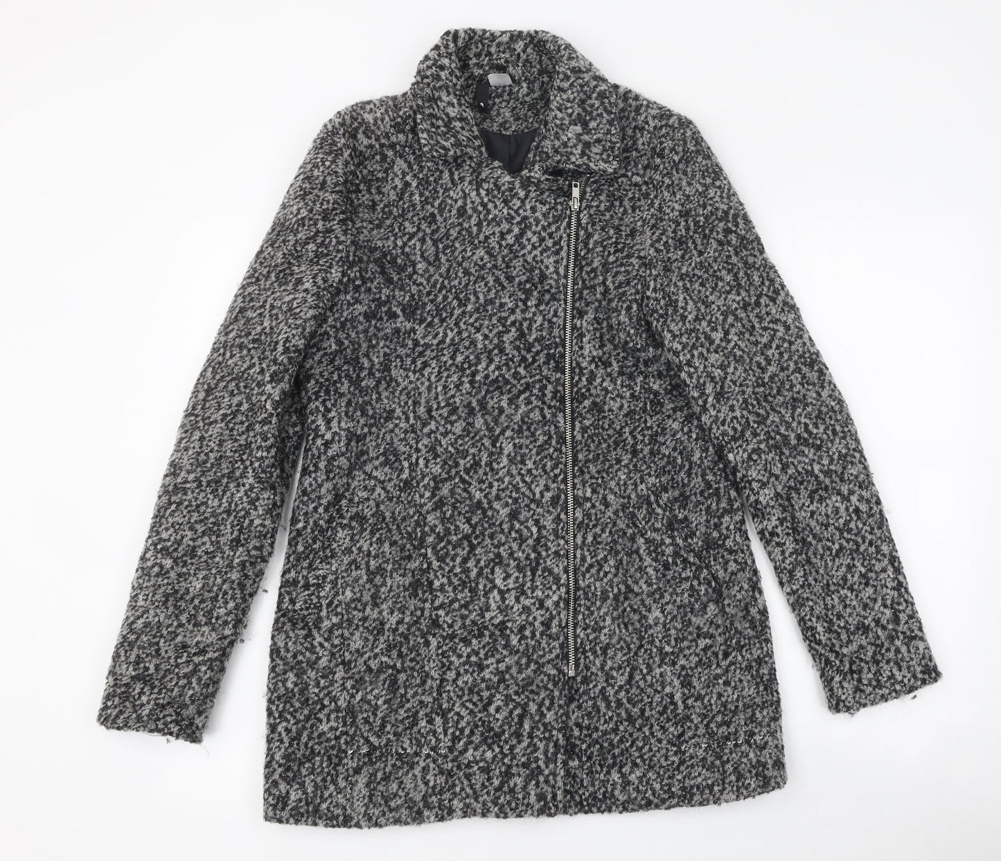 Womens UK Size 8 H&M Grey Jacket
