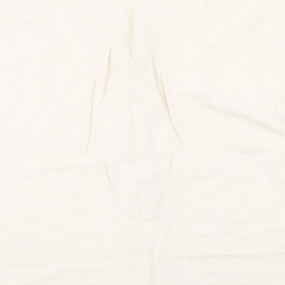 Womens UK Size 16 Marks and Spencer Beige Basic Button-Up