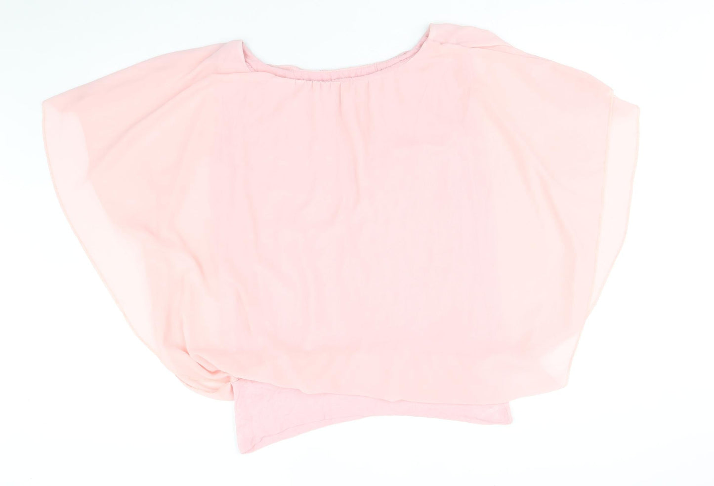 Womens UK Size S QED London Pink Basic Blouse