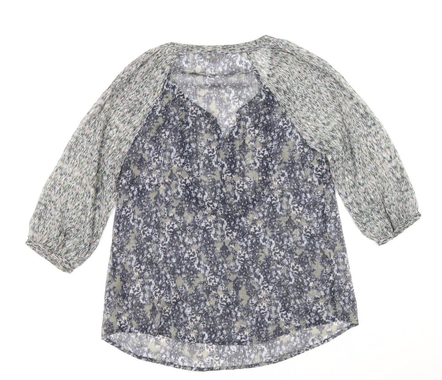 Womens UK Size 10 Marks and Spencer Multicoloured Basic Blouse