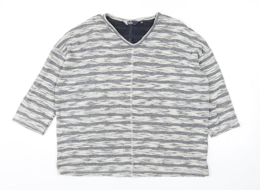 Womens UK Size L EWM Grey Pullover Sweatshirt