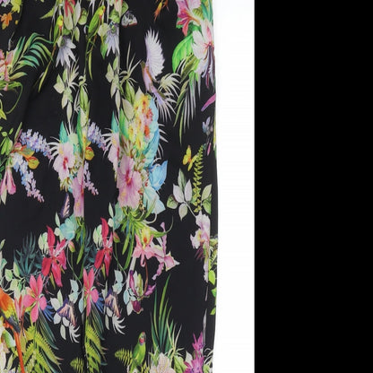 Womens UK Size M Zara Regular Fit Bloomer Multicoloured Trousers