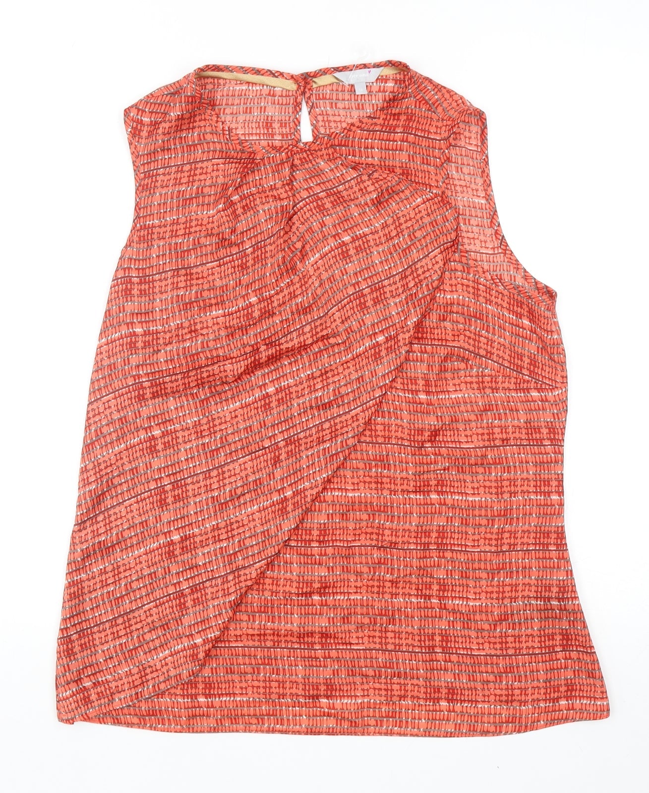 Womens UK Size 14 Per Una Red Basic Tank