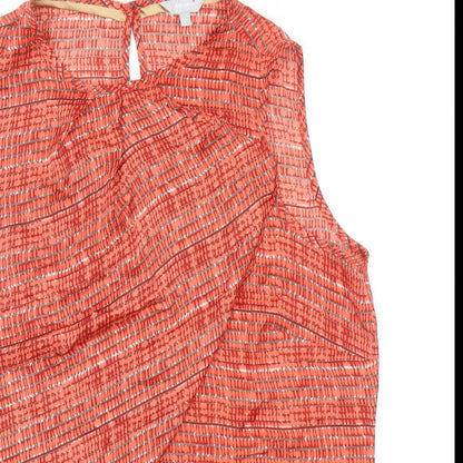 Womens UK Size 14 Per Una Red Basic Tank