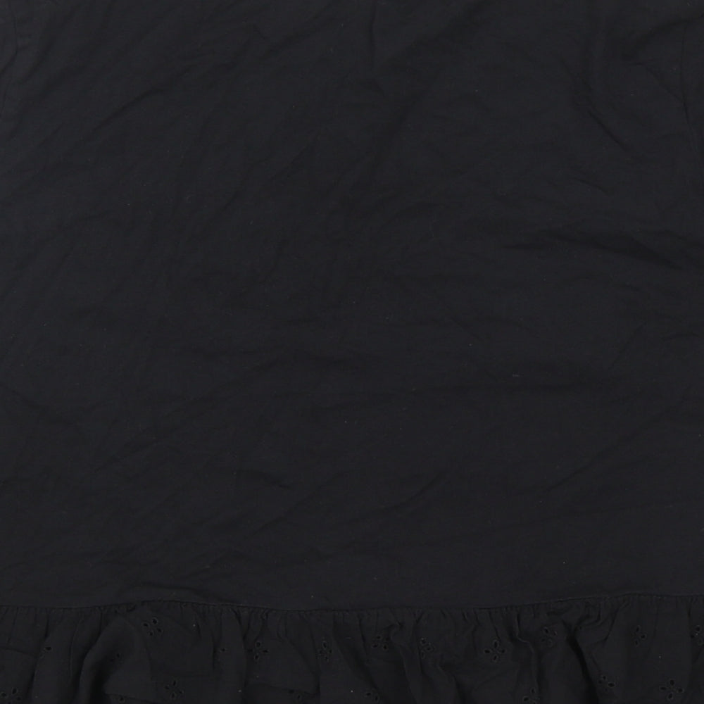 Womens UK Size 12 New Look Black Basic Tank