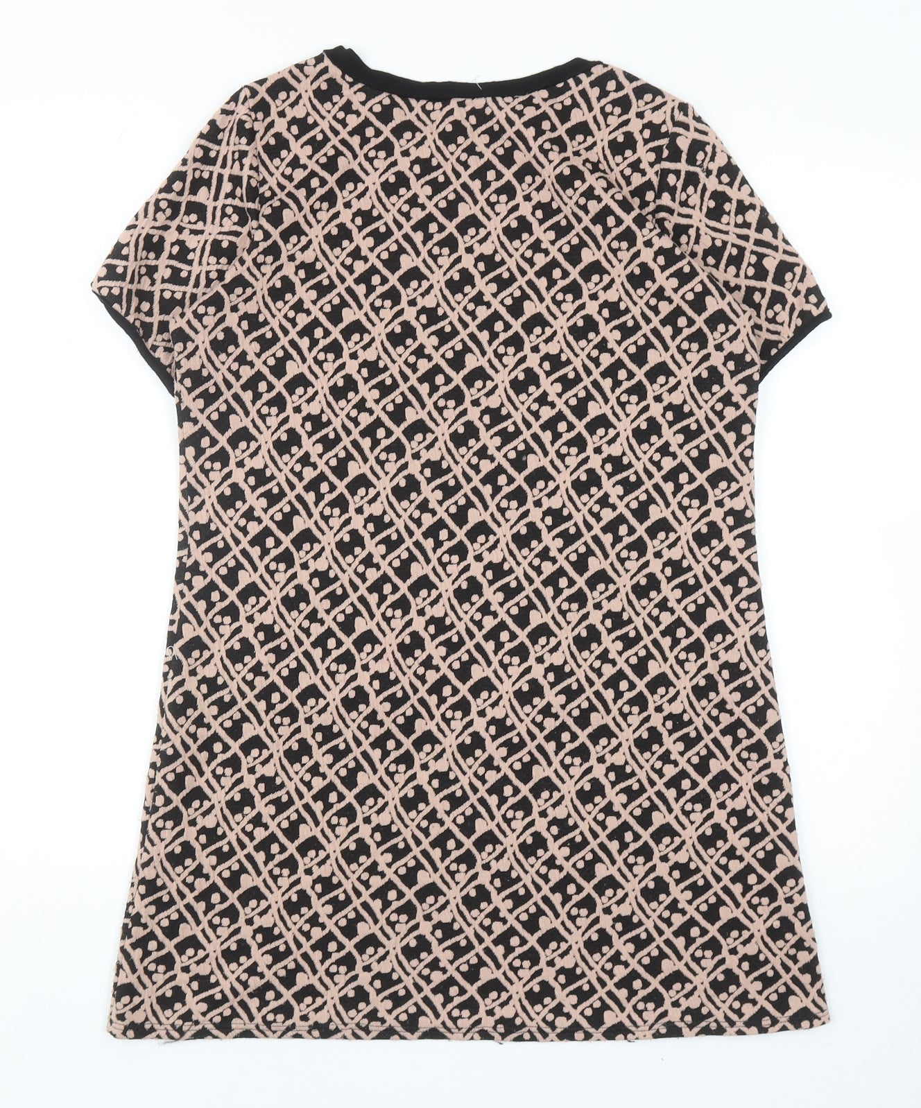Womens UK Size 12 Dorothy Perkins Black Tunic Blouse