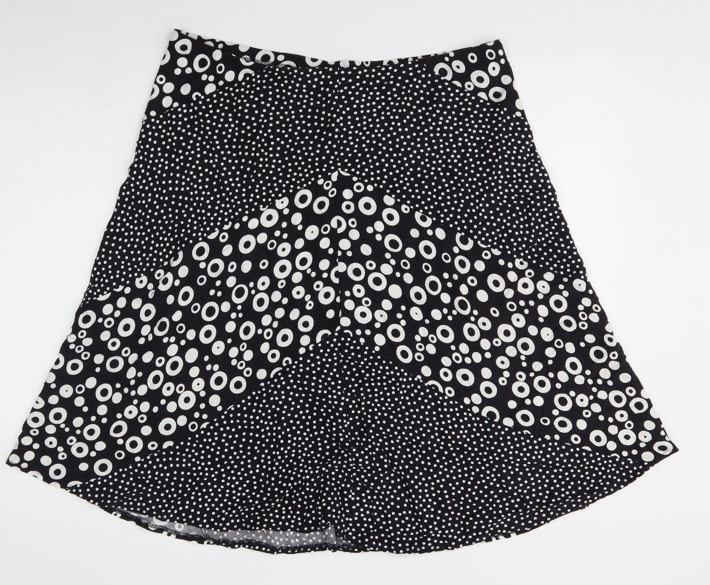 Marks and Spencer Womens Blue Geometric Viscose Flare Set Size 18