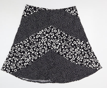 Marks and Spencer Womens Blue Geometric Viscose Flare Set Size 18