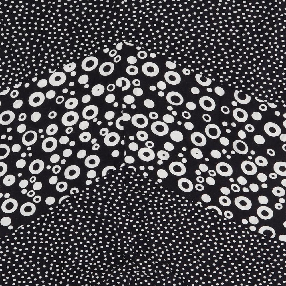 Marks and Spencer Womens Blue Geometric Viscose Flare Set Size 18