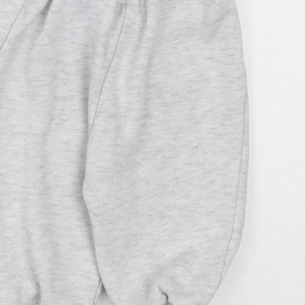 Early Days Girls Grey Polyester Jogger Trousers Size 3-6 Months Drawstring