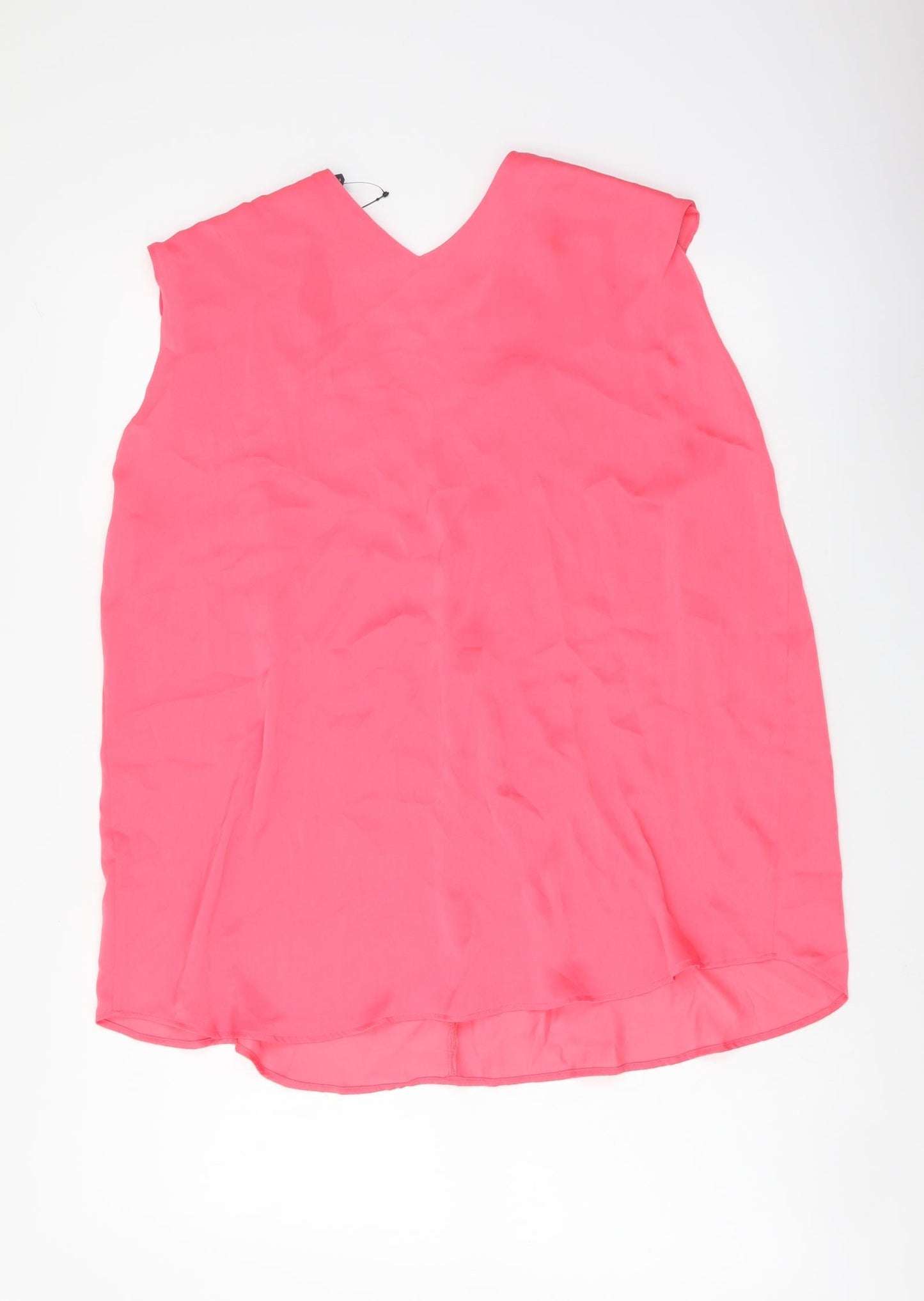 Womens UK Size 16 Marks and Spencer Pink Basic Blouse