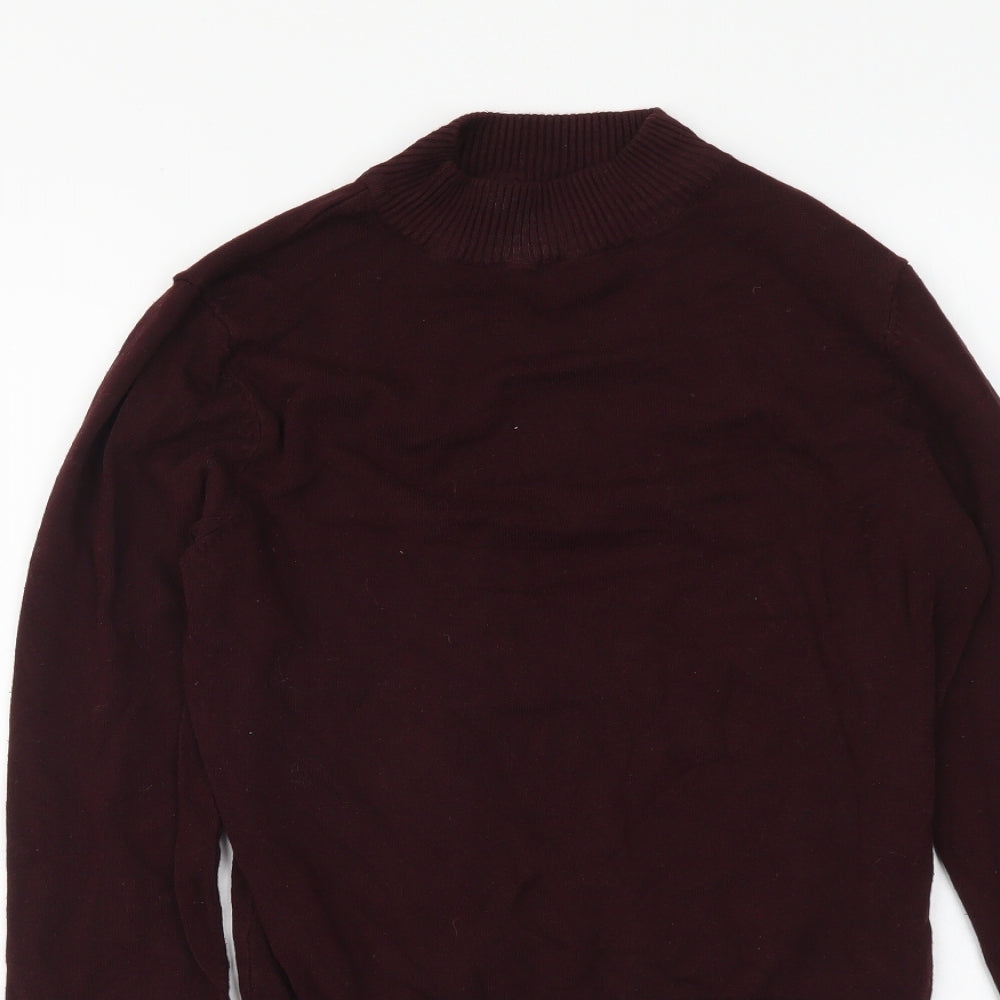 Womens UK Size 10 New Look Purple Pullover Jumper