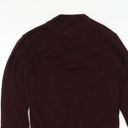 Womens UK Size 10 New Look Purple Pullover Jumper