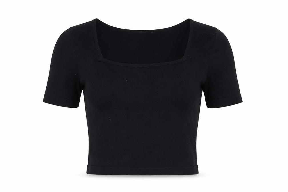 Womens UK Size 6 Seraphine Blue Basic T-Shirt