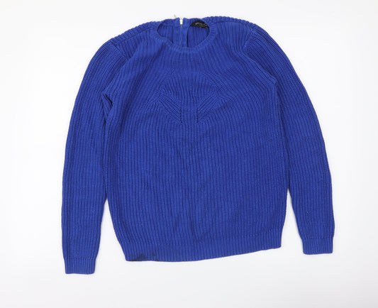 Womens UK Size 10 Dorothy Perkins Blue Pullover Jumper