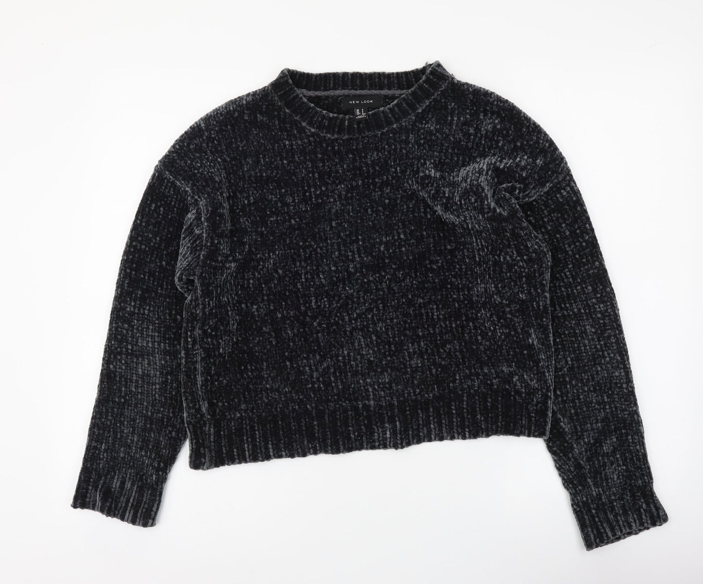 Womens UK Size S New Look Grey Pullover Jumper