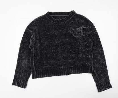 Womens UK Size S New Look Grey Pullover Jumper