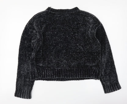 Womens UK Size S New Look Grey Pullover Jumper