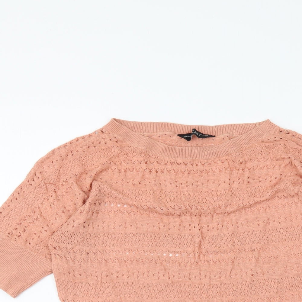 Womens UK Size 12 Dorothy Perkins Pink Basic Blouse