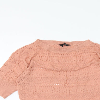 Womens UK Size 12 Dorothy Perkins Pink Basic Blouse
