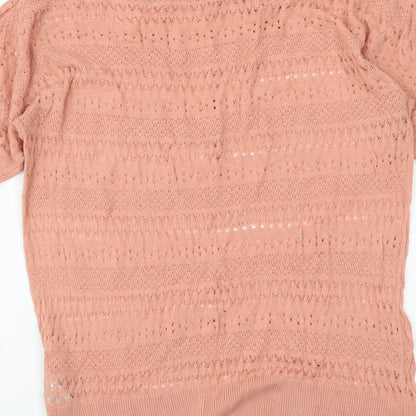 Womens UK Size 12 Dorothy Perkins Pink Basic Blouse