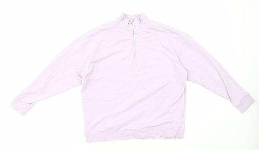 Womens UK Size 12 Marks and Spencer Purple Pullover Sweatshirt