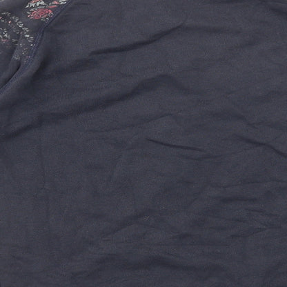 Hollister Womens Blue Cotton Pullover Sweatshirt Size XS Pullover