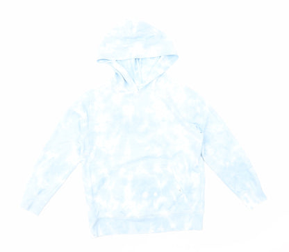 Gap Girls Blue Cotton Pullover Hoodie Size M Pullover
