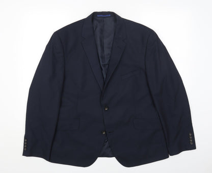 Mens UK Size 44 Marks and Spencer Regular Blue Suit Jacket