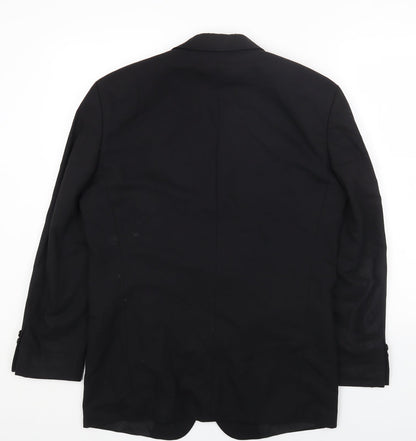 Mens UK Size 40 Preworn Regular Black Suit Jacket