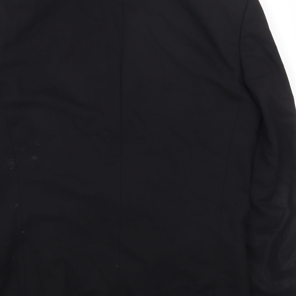 Mens UK Size 40 Preworn Regular Black Suit Jacket