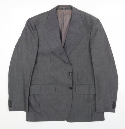 Mens UK Size 40 St Michaels Regular Grey Suit Jacket