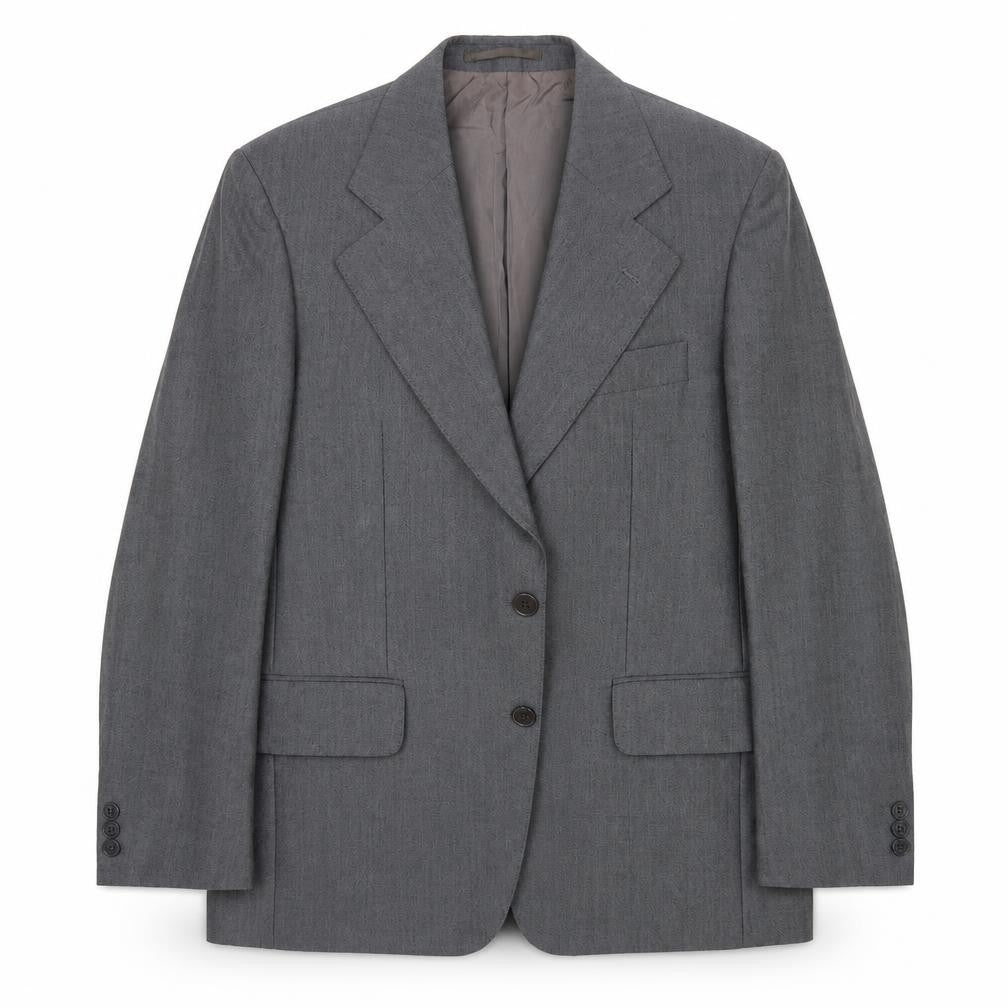 Mens UK Size 40 St Michaels Regular Grey Suit Jacket