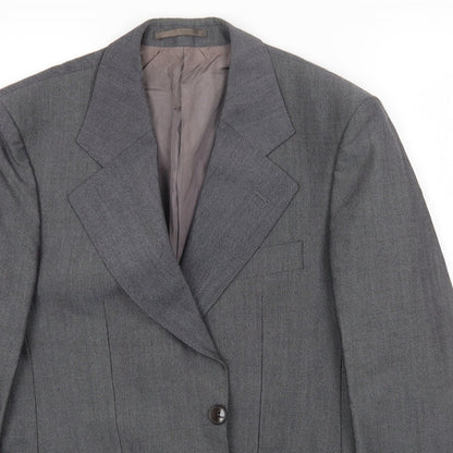 Mens UK Size 40 St Michaels Regular Grey Suit Jacket