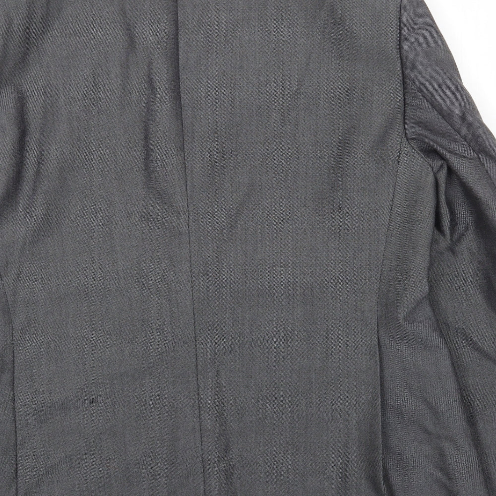 Mens UK Size 40 St Michaels Regular Grey Suit Jacket