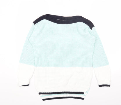 Womens UK Size S Marks and Spencer Green Pullover Jumper