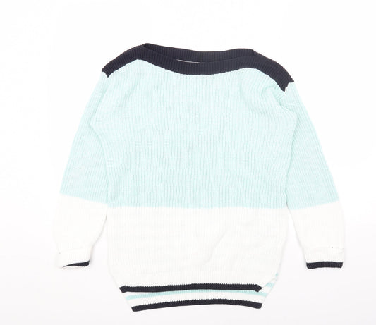 Womens UK Size S Marks and Spencer Green Pullover Jumper
