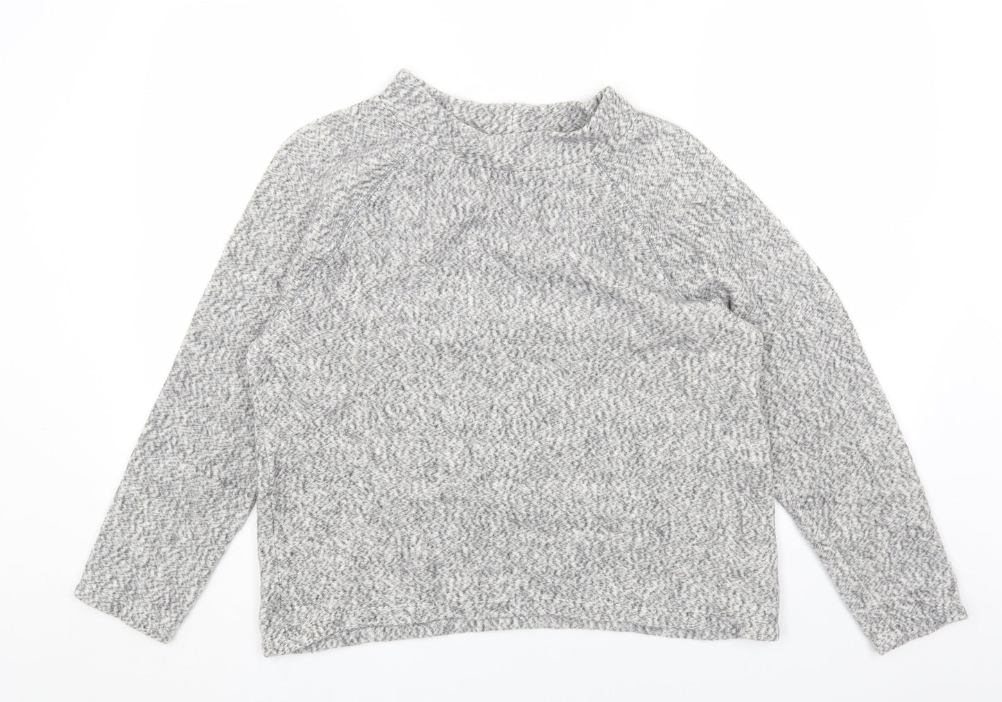 Gap Womens Grey Round Neck Cotton Pullover Jumper Size S