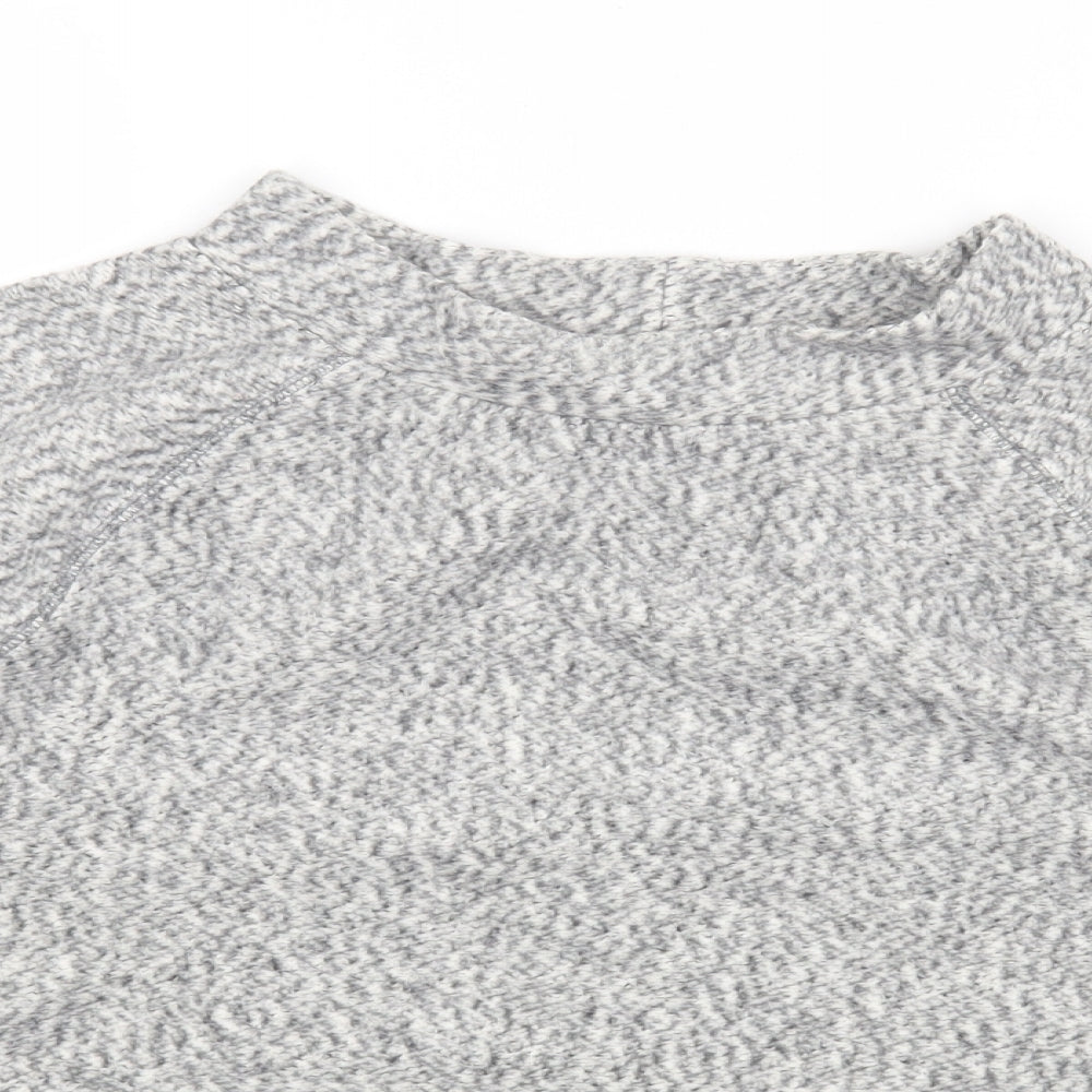 Gap Womens Grey Round Neck Cotton Pullover Jumper Size S