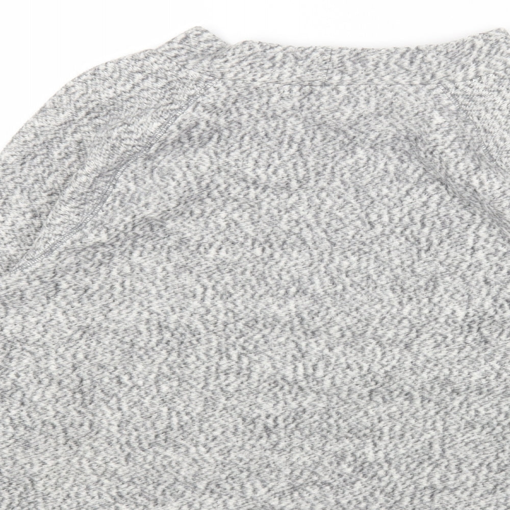 Gap Womens Grey Round Neck Cotton Pullover Jumper Size S