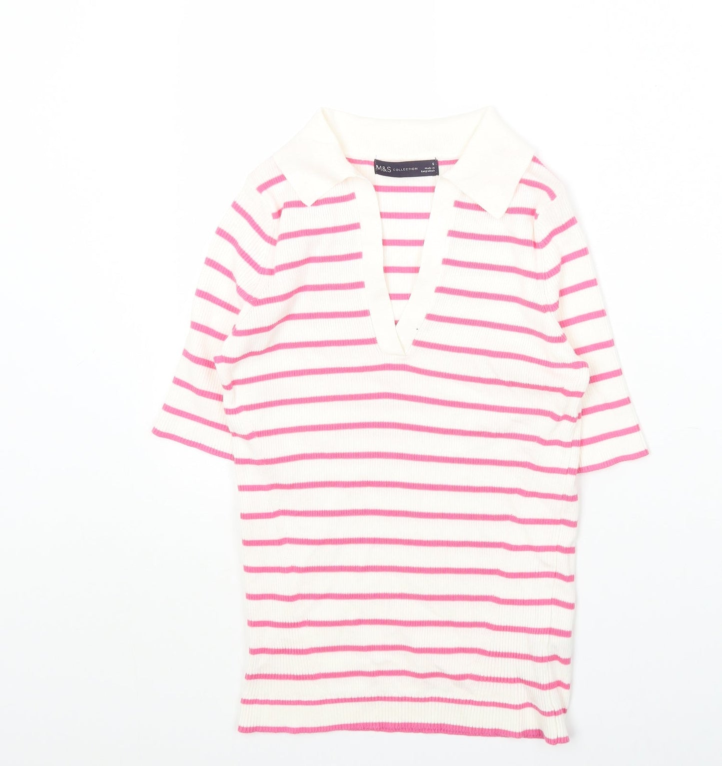 Womens UK Size S Marks and Spencer Multicoloured Pullover Jumper