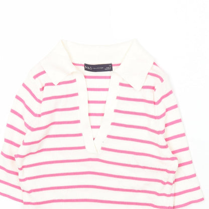 Womens UK Size S Marks and Spencer Multicoloured Pullover Jumper