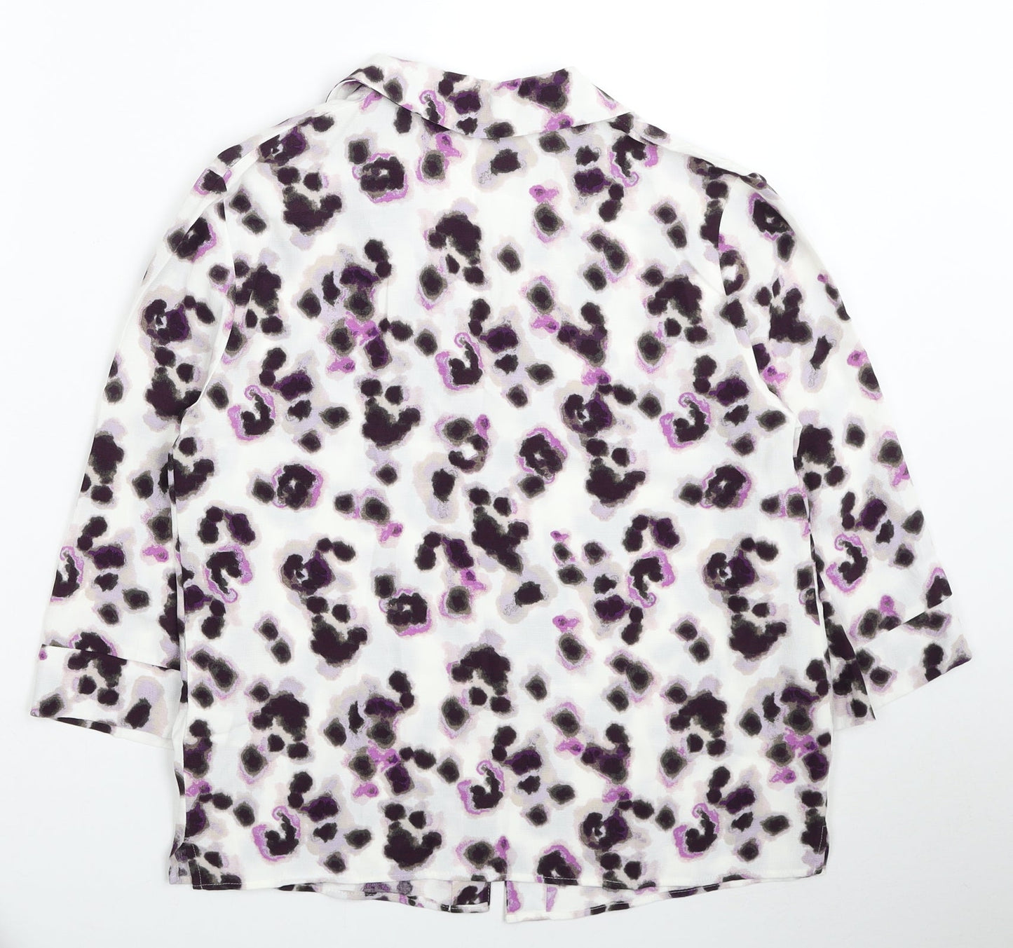 Womens UK Size 6 Marks and Spencer Multicoloured Basic Button-Up