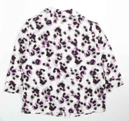 Womens UK Size 6 Marks and Spencer Multicoloured Basic Button-Up