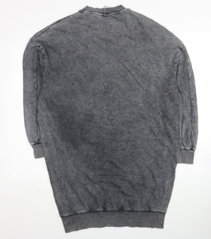 Womens UK Size 8 COLLUSION Grey Pullover Sweatshirt