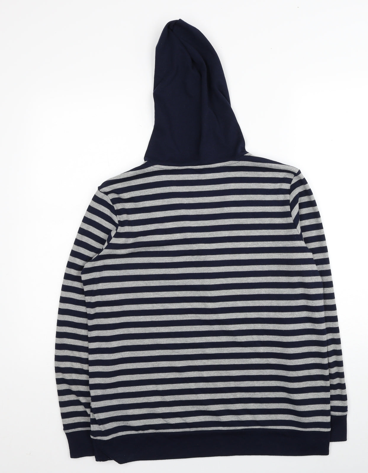 Bonmarché Womens Multicoloured Striped Polyester Pullover Hoodie Size M Pullover