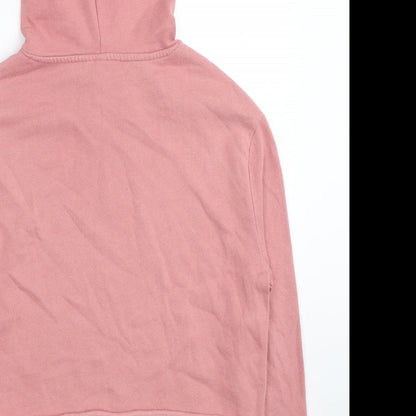 Womens UK Size XS Divided by H&M Pink Pullover Hoodie