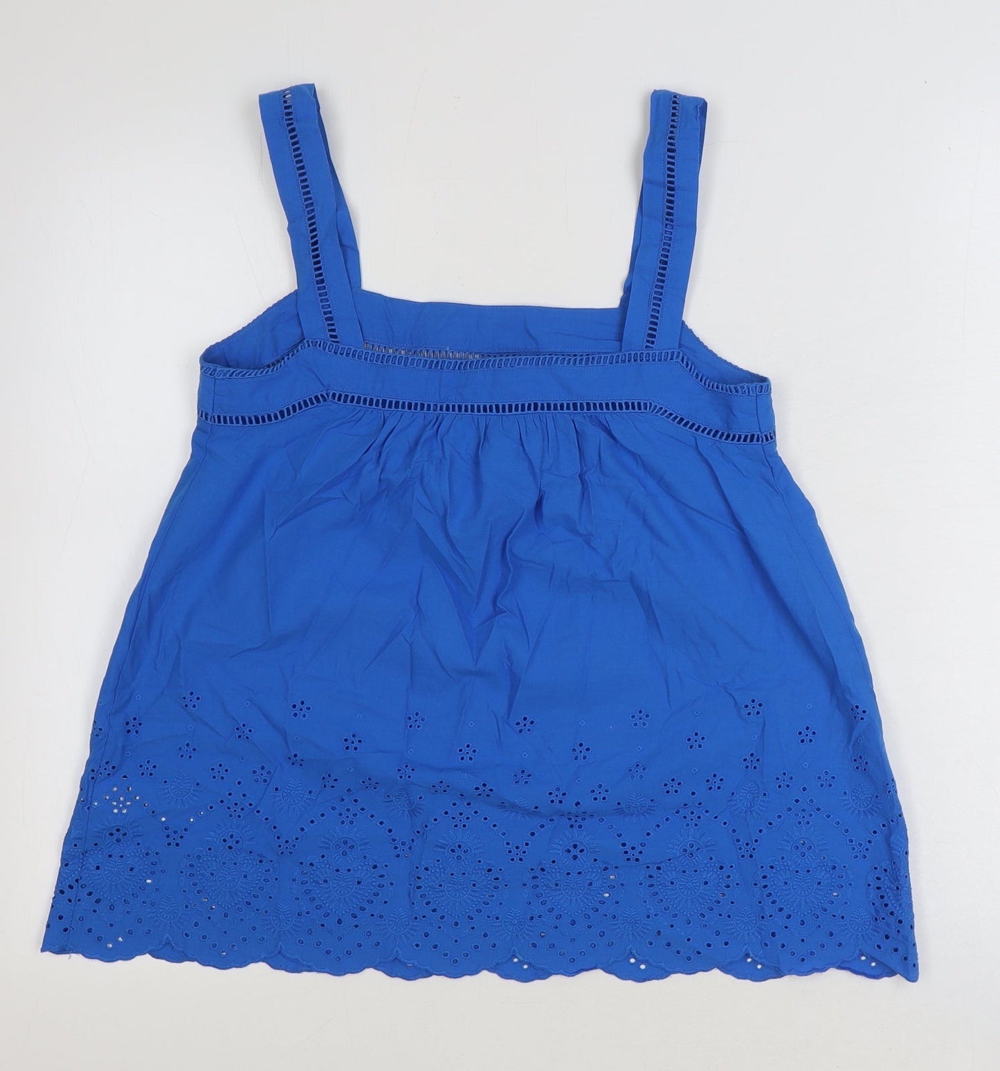 Womens UK Size 6 Marks and Spencer Blue Basic Tank