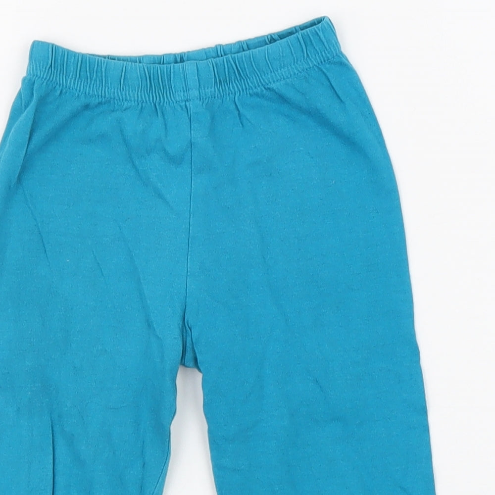 Cocomelon Boys Blue 100% Cotton Jogger Trousers Size 18 Months