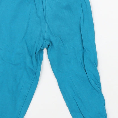 Cocomelon Boys Blue 100% Cotton Jogger Trousers Size 18 Months